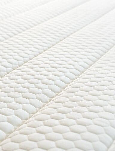 Close up shot of Alaskan King mattress cover